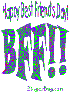 Click to get the codes for this image. Happy Best Friend's Day BFF!!, Best Friends Day Free Image, Glitter Graphic, Greeting or Meme for Facebook, Twitter or any forum or blog.