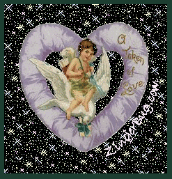 Click to get the codes for this image. Cherub Heart, Valentines Day Free Image, Glitter Graphic, Greeting or Meme for Facebook, Twitter or any forum or blog.