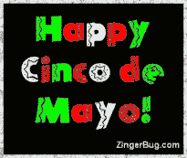 Click to get the codes for this image. Cinco de Mayo Blinking text, Cinco de Mayo Free Image, Glitter Graphic, Greeting or Meme for Facebook, Twitter or any forum or blog.