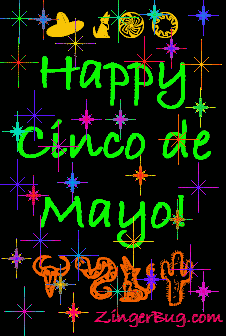 Click to get the codes for this image. Happy Cinco De Mayo Colorful Stars, Cinco de Mayo Free Image, Glitter Graphic, Greeting or Meme for Facebook, Twitter or any forum or blog.