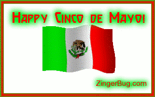 Click to get the codes for this image. Cinco De Mayo Waving Mexican Flag, Cinco de Mayo Free Image, Glitter Graphic, Greeting or Meme for Facebook, Twitter or any forum or blog.