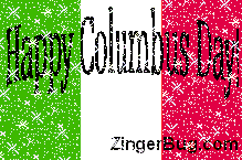 Click to get the codes for this image. Columbus Day Italian flag, Columbus Day Free Image, Glitter Graphic, Greeting or Meme for Facebook, Twitter or any forum or blog.