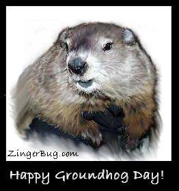 Click to get the codes for this image. Happy Groundhog Day!