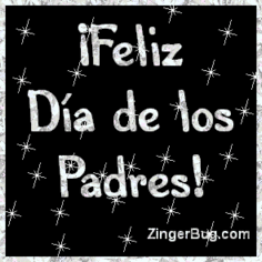 Click to get the codes for this image. Feliz Dia De Los Padres glitter graphic (Happy Father's Day in Spanish)
