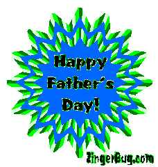 Click to get the codes for this image. Fathers Day Blue Starburst, Fathers Day Free Image, Glitter Graphic, Greeting or Meme for Facebook, Twitter or any forum or blog.