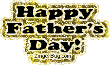 Click to get the codes for this image. Fathers Day Gold, Fathers Day Free Image, Glitter Graphic, Greeting or Meme for Facebook, Twitter or any forum or blog.