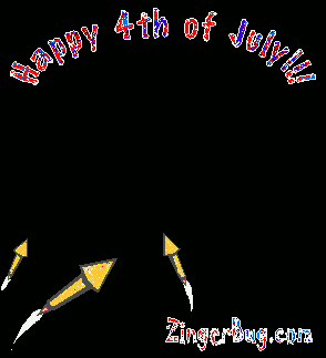 Click to get the codes for this image. Happy 4th of July Animated Rocket Fireworks, 4th of July Free Image, Glitter Graphic, Greeting or Meme for Facebook, Twitter or any forum or blog.