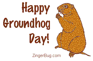 Click to get the codes for this image. Happy Groundhog Day!