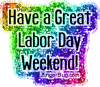 Click to get the codes for this image. Have a Great Labor Day Weekend Rainbow Glitter, Labor Day Free Image, Glitter Graphic, Greeting or Meme for Facebook, Twitter or any forum or blog.