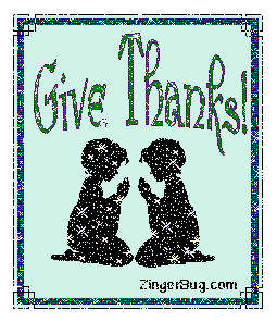 Click to get the codes for this image. Give thanks child silhoutttes praying, Thanksgiving Free Image, Glitter Graphic, Greeting or Meme for Facebook, Twitter or any forum or blog.