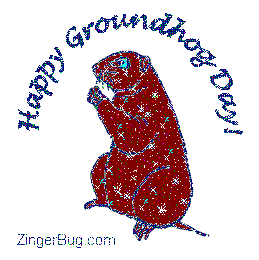 Click to get the codes for this image. Happy Groundhog Day Glitter, Groundhog Day Free Image, Glitter Graphic, Greeting or Meme for Facebook, Twitter or any forum or blog.