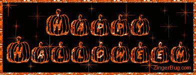 Click to get the codes for this image. Halloween Pumpkin Letters, Halloween Free Image, Glitter Graphic, Greeting or Meme for Facebook, Twitter or any forum or blog.