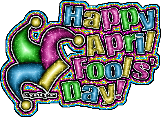 Click to get the codes for this image. Happy April Fools Day Glitter, April Fools Day Free Image, Glitter Graphic, Greeting or Meme for Facebook, Twitter or any forum or blog.