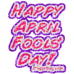 Click to get the codes for this image. Happy April Fools Day Pink Purple Jewel, April Fools Day Free Image, Glitter Graphic, Greeting or Meme for Facebook, Twitter or any forum or blog.