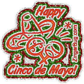 Click to get the codes for this image. Happy Cinco De Mayo Glitter, Cinco de Mayo Free Image, Glitter Graphic, Greeting or Meme for Facebook, Twitter or any forum or blog.