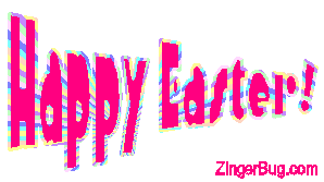 Click to get the codes for this image. Happy Easter Blinking Wagging Text, Easter Free Image, Glitter Graphic, Greeting or Meme for Facebook, Twitter or any forum or blog.