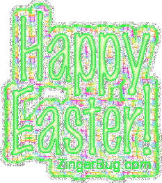 Click to get the codes for this image. Happy Easter Green Glitter, Easter Free Image, Glitter Graphic, Greeting or Meme for Facebook, Twitter or any forum or blog.