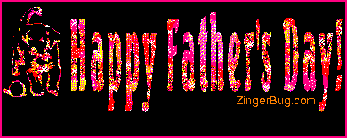 Click to get the codes for this image. Happy Fathers Day Puppy, Fathers Day Free Image, Glitter Graphic, Greeting or Meme for Facebook, Twitter or any forum or blog.
