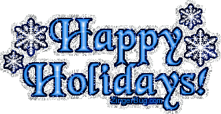 Click to get the codes for this image. Happy Holidays Snowflake Glitter, Christmas Free Image, Glitter Graphic, Greeting or Meme for Facebook, Twitter or any forum or blog.