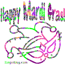 Click to get the codes for this image. Happy Mardi Gras Glitter Jester Mask, Mardi Gras Free Image, Glitter Graphic, Greeting or Meme for Facebook, Twitter or any forum or blog.