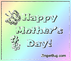 Click to get the codes for this image. Happy Mothers Day Pastel, Mothers Day Free Image, Glitter Graphic, Greeting or Meme for Facebook, Twitter or any forum or blog.