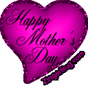 Click to get the codes for this image. Happy Mothers Day Pink Satin Heart, Mothers Day Free Image, Glitter Graphic, Greeting or Meme for Facebook, Twitter or any forum or blog.