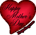 Click to get the codes for this image. Happy Mothers Day Red Satin Heart, Mothers Day Free Image, Glitter Graphic, Greeting or Meme for Facebook, Twitter or any forum or blog.
