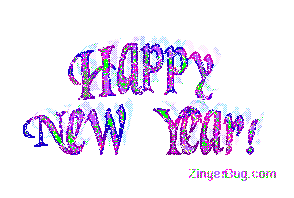 Click to get the codes for this image. Happy New Year Glitter Script, New Years Day Free Image, Glitter Graphic, Greeting or Meme for Facebook, Twitter or any forum or blog.