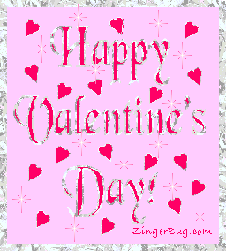 Click to get the codes for this image. Happy Valentines Day Hearts And Stars, Valentines Day Free Image, Glitter Graphic, Greeting or Meme for Facebook, Twitter or any forum or blog.