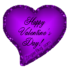 Click to get the codes for this image. Happy Valentines Day Purple Satin Heart, Valentines Day Free Image, Glitter Graphic, Greeting or Meme for Facebook, Twitter or any forum or blog.