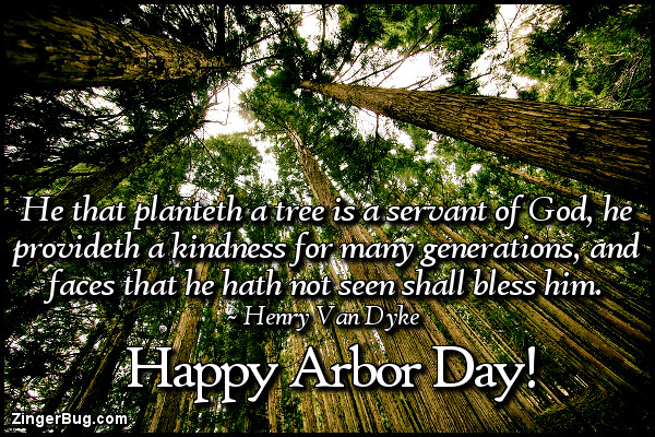 Arbor Day Glitter Graphics, Greetings, Memes and Comments