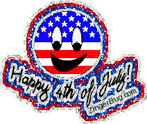 Click to get the codes for this image. July 4 Glitter Smile, 4th of July Free Image, Glitter Graphic, Greeting or Meme for Facebook, Twitter or any forum or blog.