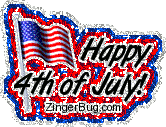 Click to get the codes for this image. July 4 Glitter With Flag, 4th of July Free Image, Glitter Graphic, Greeting or Meme for Facebook, Twitter or any forum or blog.