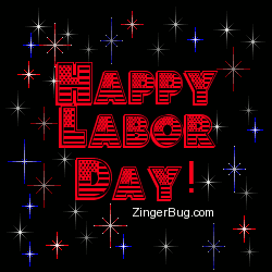 Click to get the codes for this image. Labor Day Patriotic Stars, Labor Day Free Image, Glitter Graphic, Greeting or Meme for Facebook, Twitter or any forum or blog.