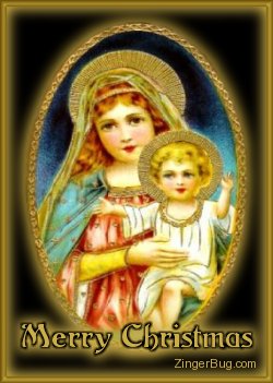 Click to get the codes for this image. Madonna And Child Christmas Painting, Christmas Free Image, Glitter Graphic, Greeting or Meme for Facebook, Twitter or any forum or blog.