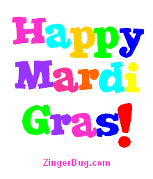 Click to get the codes for this image. Happy Mardi Gras Blinking Text, Mardi Gras Free Image, Glitter Graphic, Greeting or Meme for Facebook, Twitter or any forum or blog.