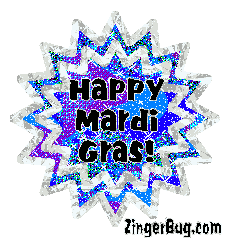 Click to get the codes for this image. Mardi Gras Starburst, Mardi Gras Free Image, Glitter Graphic, Greeting or Meme for Facebook, Twitter or any forum or blog.