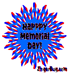 Click to get the codes for this image. Memorial Day Starburst, Memorial Day Free Image, Glitter Graphic, Greeting or Meme for Facebook, Twitter or any forum or blog.