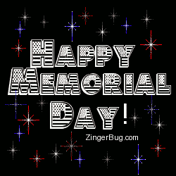 Click to get the codes for this image. Memorial Day Stars, Memorial Day Free Image, Glitter Graphic, Greeting or Meme for Facebook, Twitter or any forum or blog.