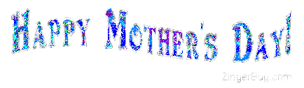 Click to get the codes for this image. Mother's Day Blue Wiggle Text, Mothers Day Free Image, Glitter Graphic, Greeting or Meme for Facebook, Twitter or any forum or blog.