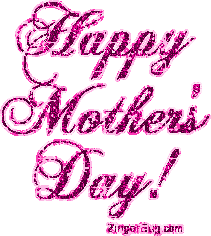 Click to get the codes for this image. Happy Mother's Day Pink Script, Mothers Day Free Image, Glitter Graphic, Greeting or Meme for Facebook, Twitter or any forum or blog.