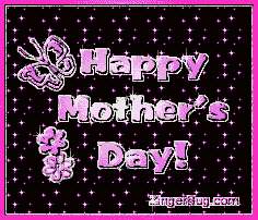 Click to get the codes for this image. Happy Mother's Day Pink Stars, Mothers Day Free Image, Glitter Graphic, Greeting or Meme for Facebook, Twitter or any forum or blog.