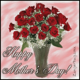 Click to get the codes for this image. Happy Mother's Day Roses, Mothers Day Free Image, Glitter Graphic, Greeting or Meme for Facebook, Twitter or any forum or blog.