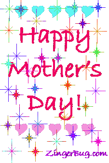 Click to get the codes for this image. Happy Mother's Day Colorful Stars, Mothers Day Free Image, Glitter Graphic, Greeting or Meme for Facebook, Twitter or any forum or blog.