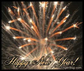 Click to get the codes for this image. Happy New Year Glittered Fireworks Photo, New Years Day Free Image, Glitter Graphic, Greeting or Meme for Facebook, Twitter or any forum or blog.