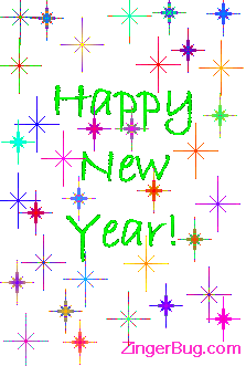 Click to get the codes for this image. Happy New Year Stars Transparent Background, New Years Day Free Image, Glitter Graphic, Greeting or Meme for Facebook, Twitter or any forum or blog.