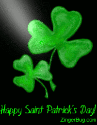 Click to get the codes for this image. Painted Shamrocks, Saint Patricks Day Free Image, Glitter Graphic, Greeting or Meme for Facebook, Twitter or any forum or blog.