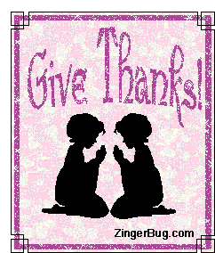 Click to get the codes for this image. Give Thanks Pink Glitter Graphic, Thanksgiving Free Image, Glitter Graphic, Greeting or Meme for Facebook, Twitter or any forum or blog.