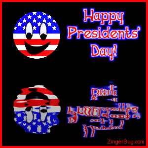 President's Day greetings, comments and glitter graphics