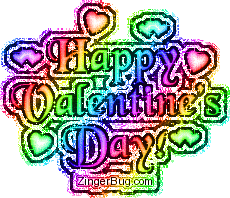 Click to get the codes for this image. Rainbow Valentine's Day Glitter Text, Valentines Day Free Image, Glitter Graphic, Greeting or Meme for Facebook, Twitter or any forum or blog.